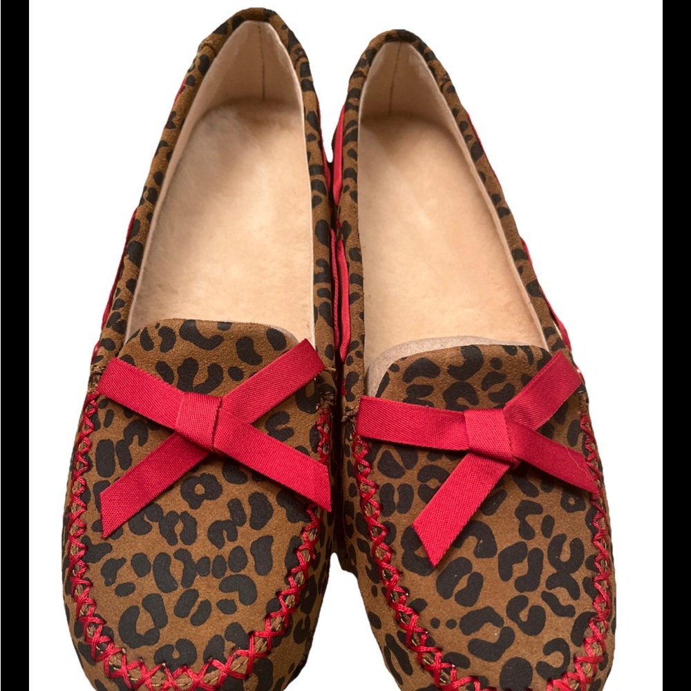 UGG Australia Print I Heart Ugg(Tm) By I Heart Belle' Slipper Flats Size 6